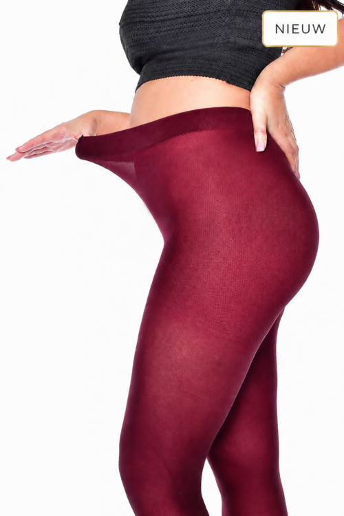 50 Denier Super Curvy-stretch Panty Burgundy
