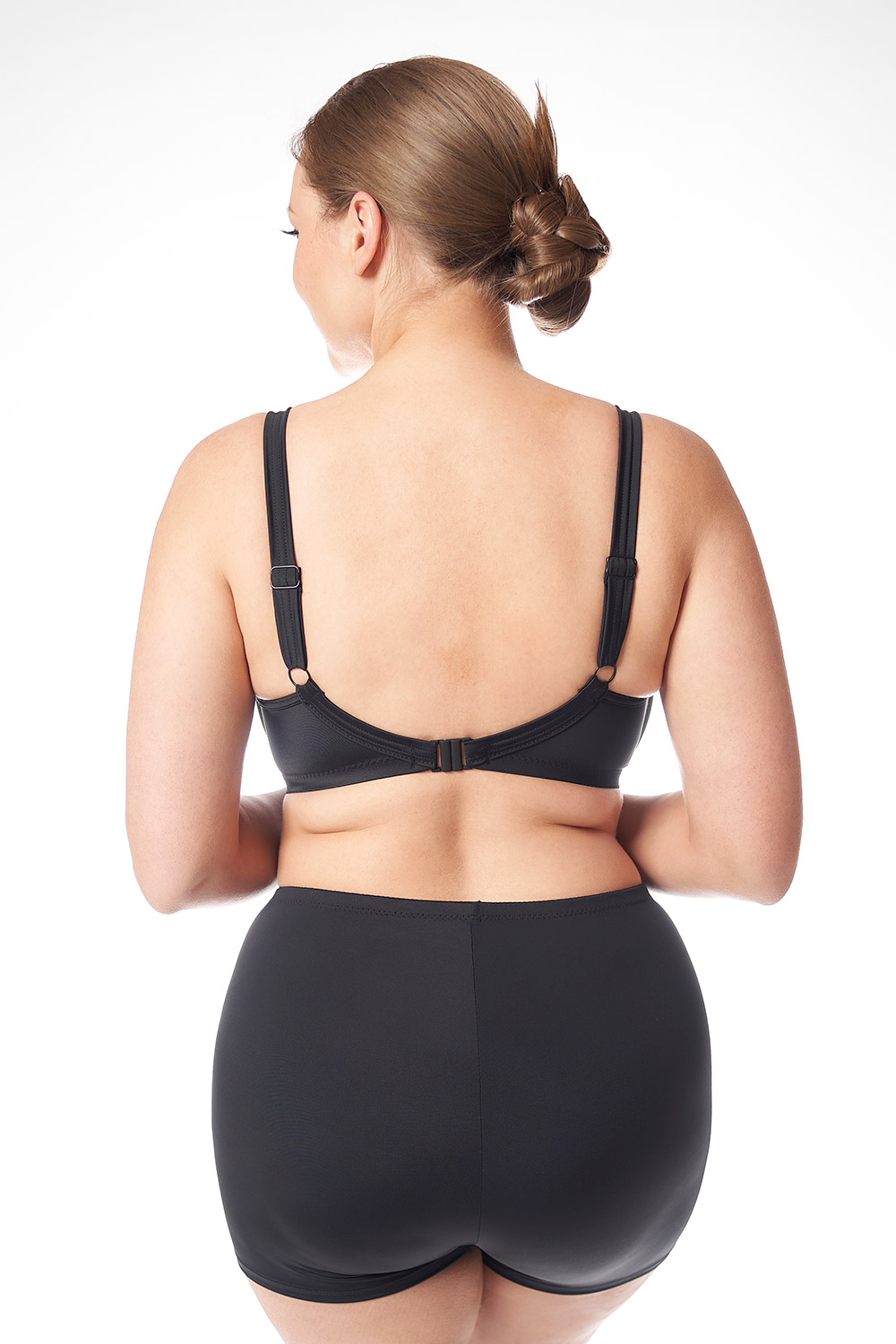Zwem boxer T0055 zwart kort pijpje - Afbeelding 2