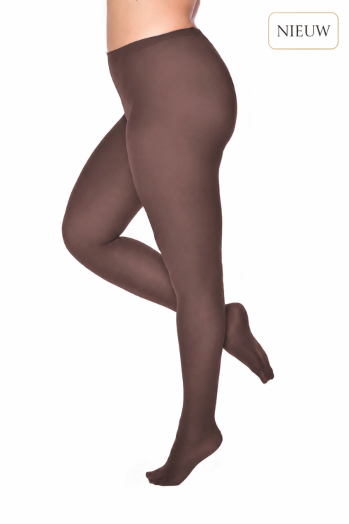 50 Denier Curvy Super Stretch panty Donkerbruin