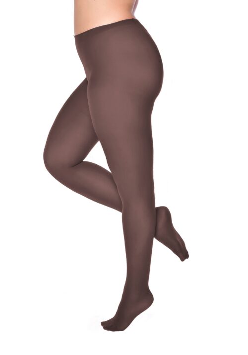 50 Denier Curvy Super Stretch panty Donkerbruin